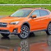 Subaru Crosstrek Orange Car Diamond Painting