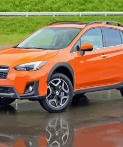 Subaru Crosstrek Orange Car Diamond Painting