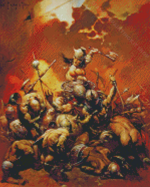 The Destroyer Frazetta Diamond Painting