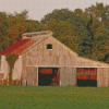 Tobacco Barn Wood Diamond Painting