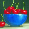 Vintage Bowl Of Cherries Diamond Painting