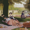 Vintage Picnic In Paris Diamond Painting