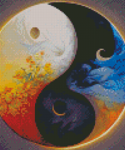 Yin Yang Art Diamond Painting