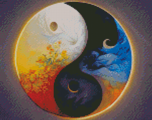 Yin Yang Art Diamond Painting