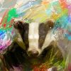 Abstract Cute Badger Diamond Painting