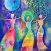 Abstract Women Dancing Diamond Painting