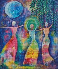 Abstract Women Dancing Diamond Painting