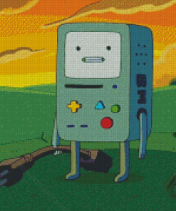 Adventure Time The Robot BMO Diamond Painting