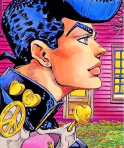 Aesthetic Josuke Higashikata Diamond Painting