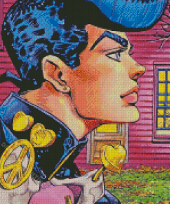 Aesthetic Josuke Higashikata Diamond Painting