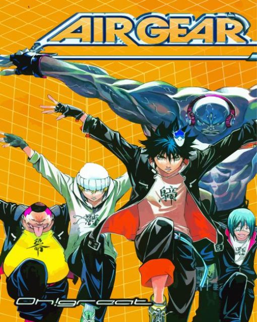 Air Gear Poster Diamond Painting