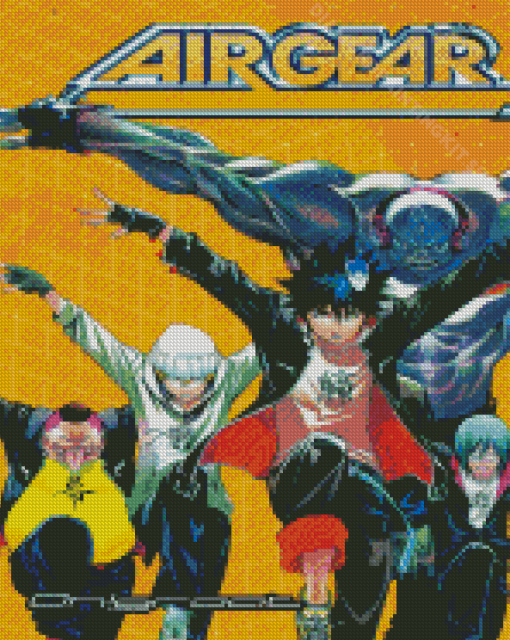 Air Gear Poster Diamond Painting