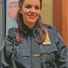 Amy Santiago Policewoman Diamond Painting