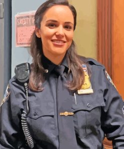 Amy Santiago Policewoman Diamond Painting