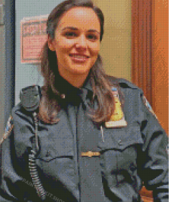 Amy Santiago Policewoman Diamond Painting