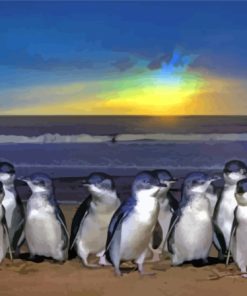 Australian Fairy Penguin Birds Diamond Painting