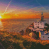 Baily Lighthouse Sunrise Diamond Painting