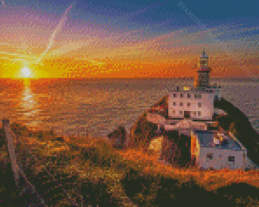 Baily Lighthouse Sunrise Diamond Painting