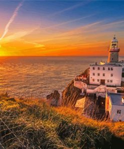 Baily Lighthouse Sunrise Diamond Painting