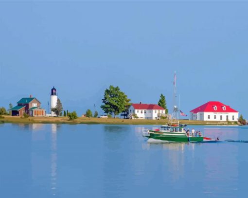 Beaver Island Michigan Diamond Painting