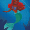 Black Mermaid Disney Princess Diamond Painting