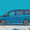 Blue Nissan Serena Diamond Painting