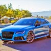 Blue Metallic Audi Diamond Painting