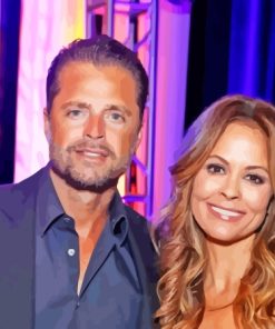 Brooke Burke And Her Husband Diamond Painting