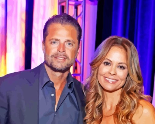 Brooke Burke And Her Husband Diamond Painting