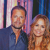 Brooke Burke And Her Husband Diamond Painting