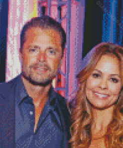 Brooke Burke And Her Husband Diamond Painting