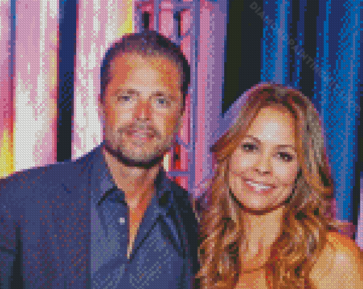 Brooke Burke And Her Husband Diamond Painting