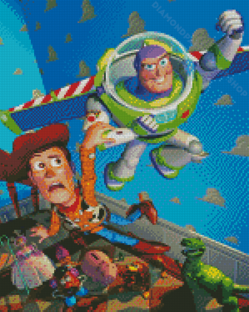 Buzz Lightyear And Woody Diamond Painting