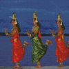 Cambodia Dancers By River Diamond Painting