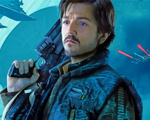 Cassian Andor Character Diamond Painting