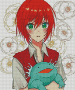 Chise Hatori Anime Girl Diamond Painting