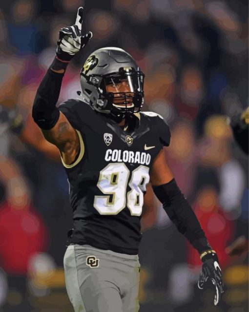 Colorado Buffaloes Player Diamond Painting