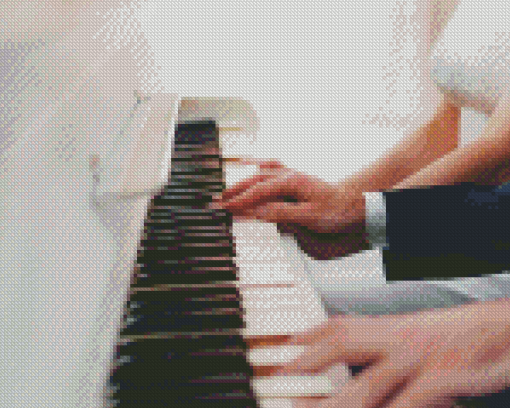 Couple Wedding Piano Diamond Painting