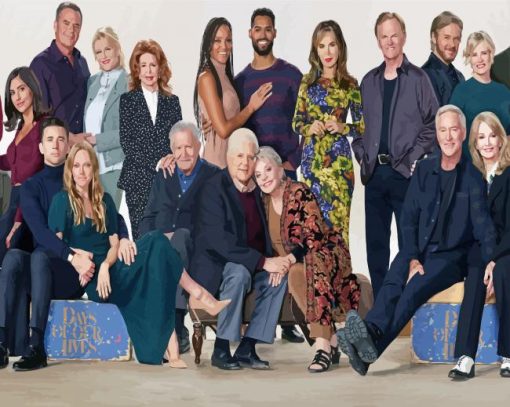 Days Of Our Lives Drama Series Characters Diamond Painting