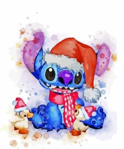 Disney Christmas Stitch Diamond Painting