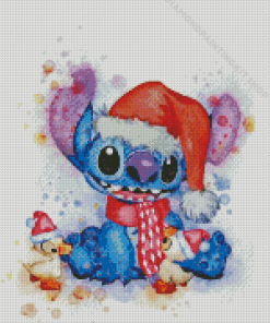 Disney Christmas Stitch Diamond Painting