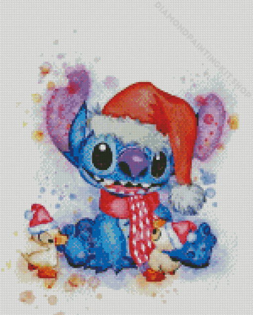 Disney Christmas Stitch Diamond Painting