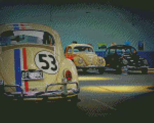 Disney Herbie Car Diamond Painting