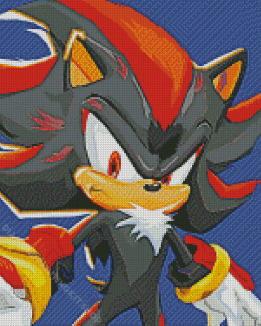 Shadow The Hedgehog Diamond Painting