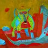 Dog And Serpent By Rufino Tamayo Diamond Painting