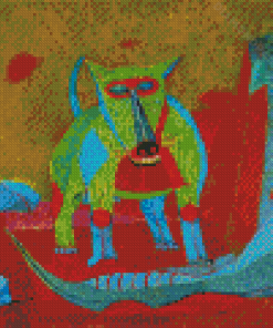 Dog And Serpent By Rufino Tamayo Diamond Painting