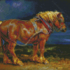 Draft Horse Vintage Art Diamond Painting