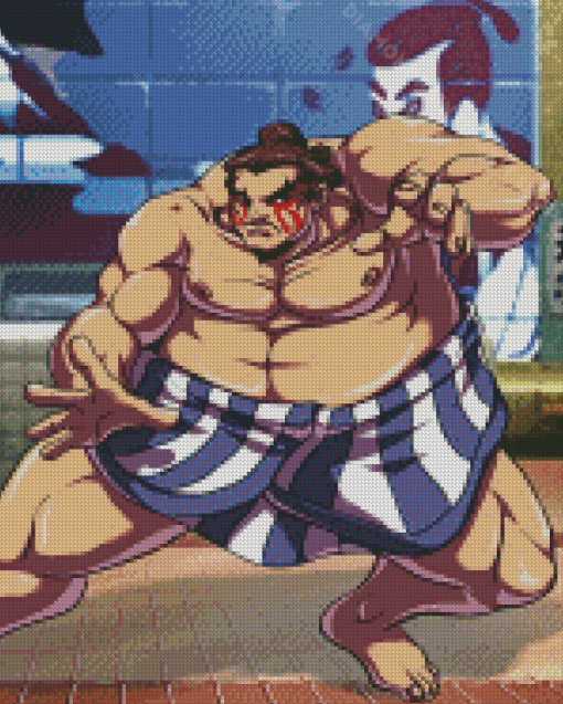 E Honda Sumo Street Fighter Diamond Painting