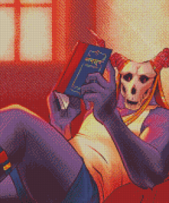 Elias Ainsworth Reading Book Diamond Painting