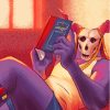 Elias Ainsworth Reading Book Diamond Painting